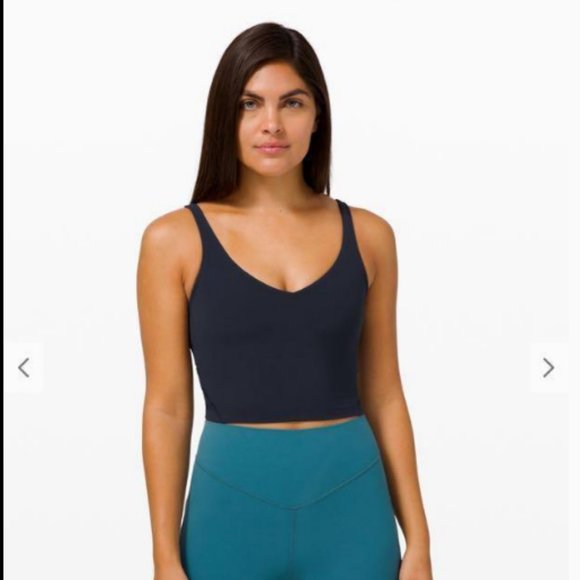 lululemon athletica Tops - NWT Lululemon Align Waist-Length Tank A B Cup TRUE NAVY BLUE SIZE 8 2021 Version